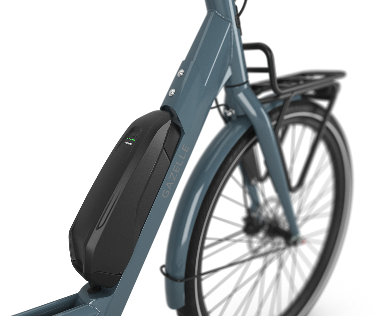Entwickelt für schwere Lasten Gazelle Bloom C7 E-bike low-step thunder grey