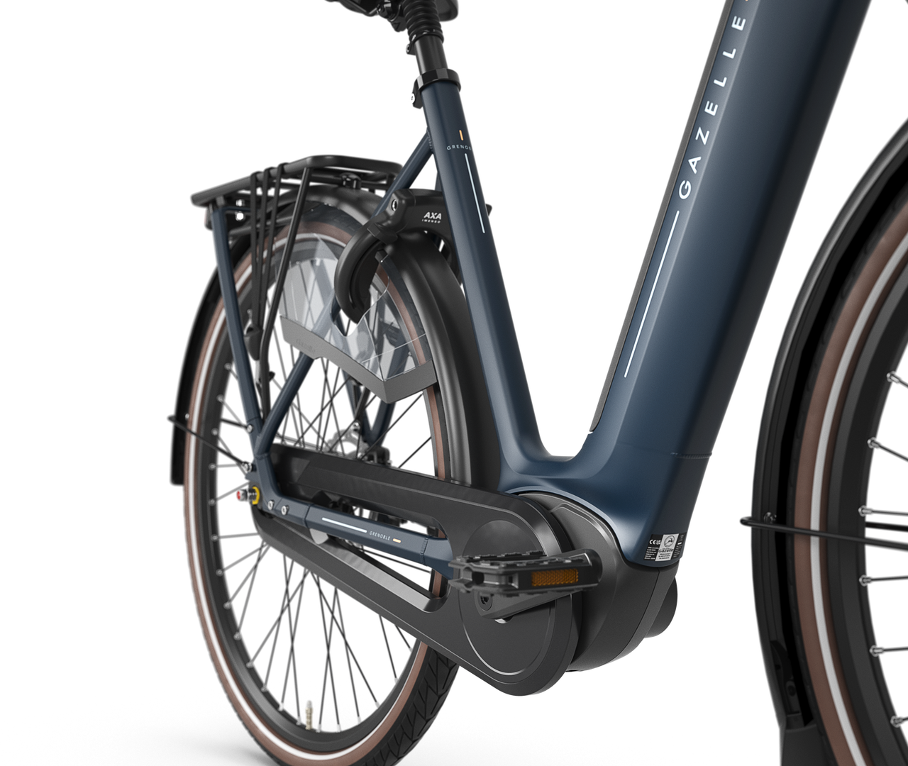 Facilité de montée et de descente Gazelle Grenoble C8 VAE low-step between blue