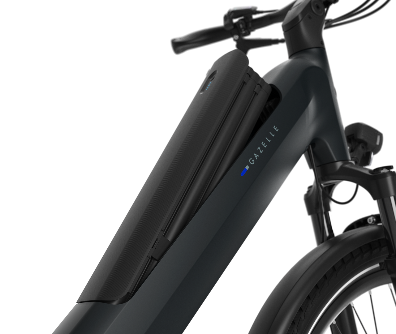Endless riding Gazelle Ultimate C380 E-bike low-step teal grey