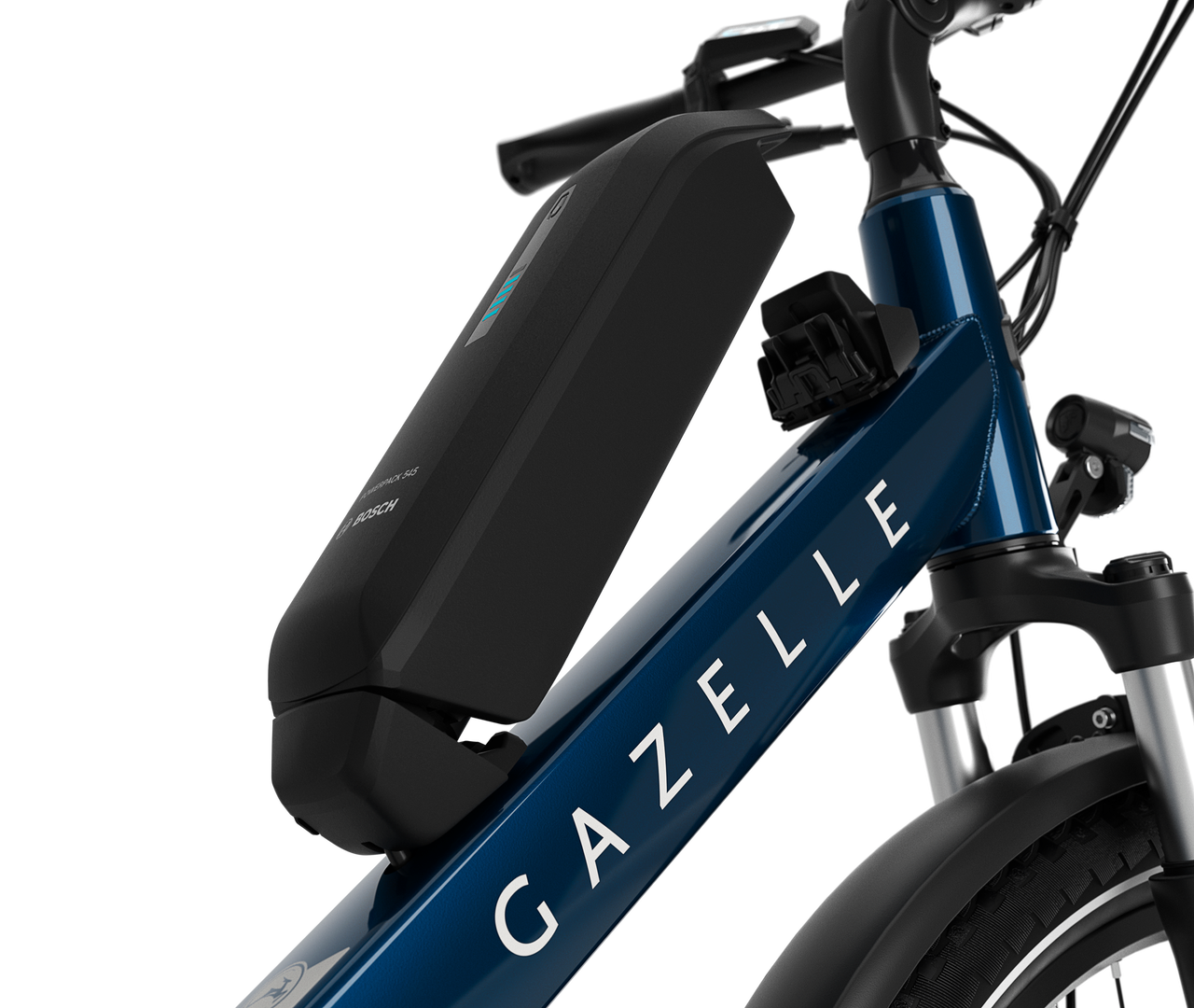 Modern, efficient energy source Gazelle Gazelle Medeo T9 E-bike low-step ink blue
