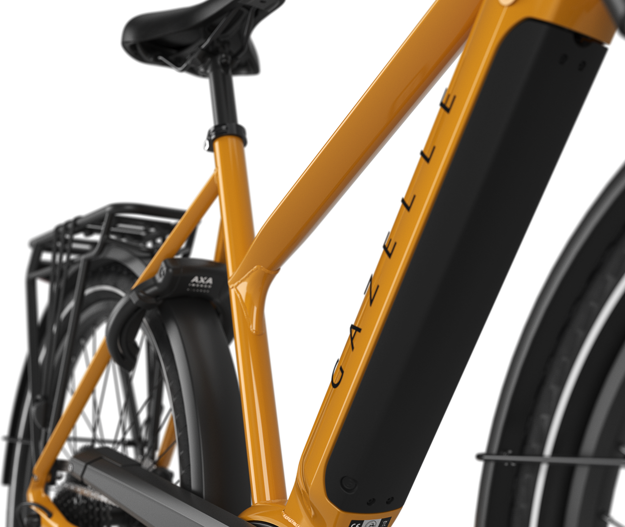 Hit the road with confidence Gazelle Gazelle Medeo T10 LTD E-bike mid-step turmeric yellow