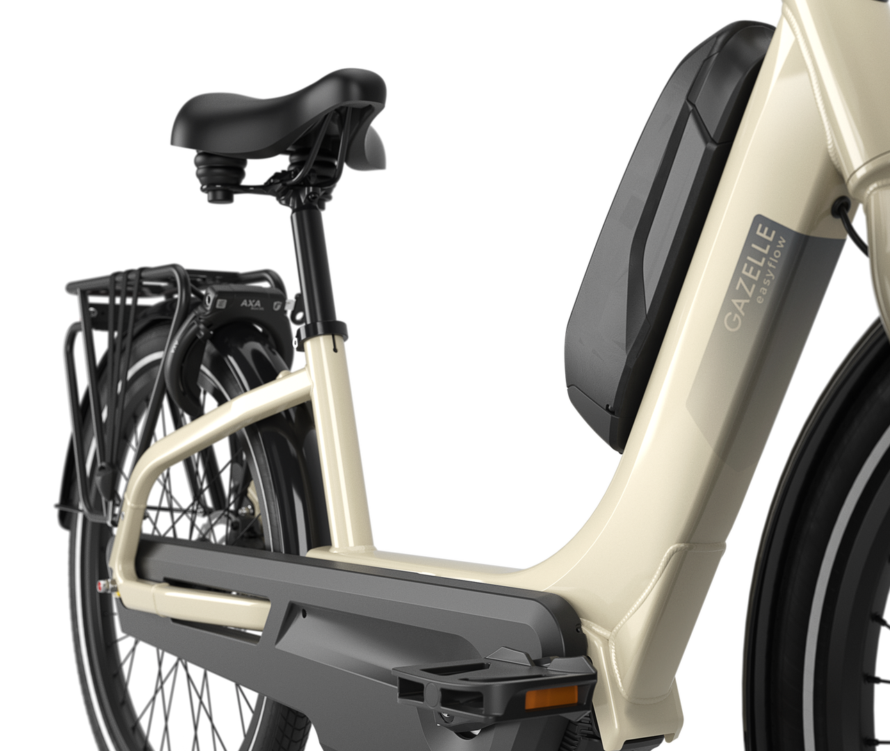 With both feet on the ground Gazelle Gazelle Easyflow C7 E-bike low-step caramel khaki