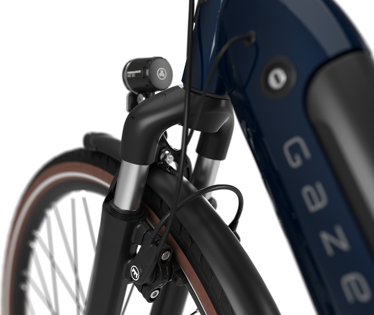 Komfortabel unterwegs Gazelle Arroyo C7+ Elite E-bike low-step navy blue