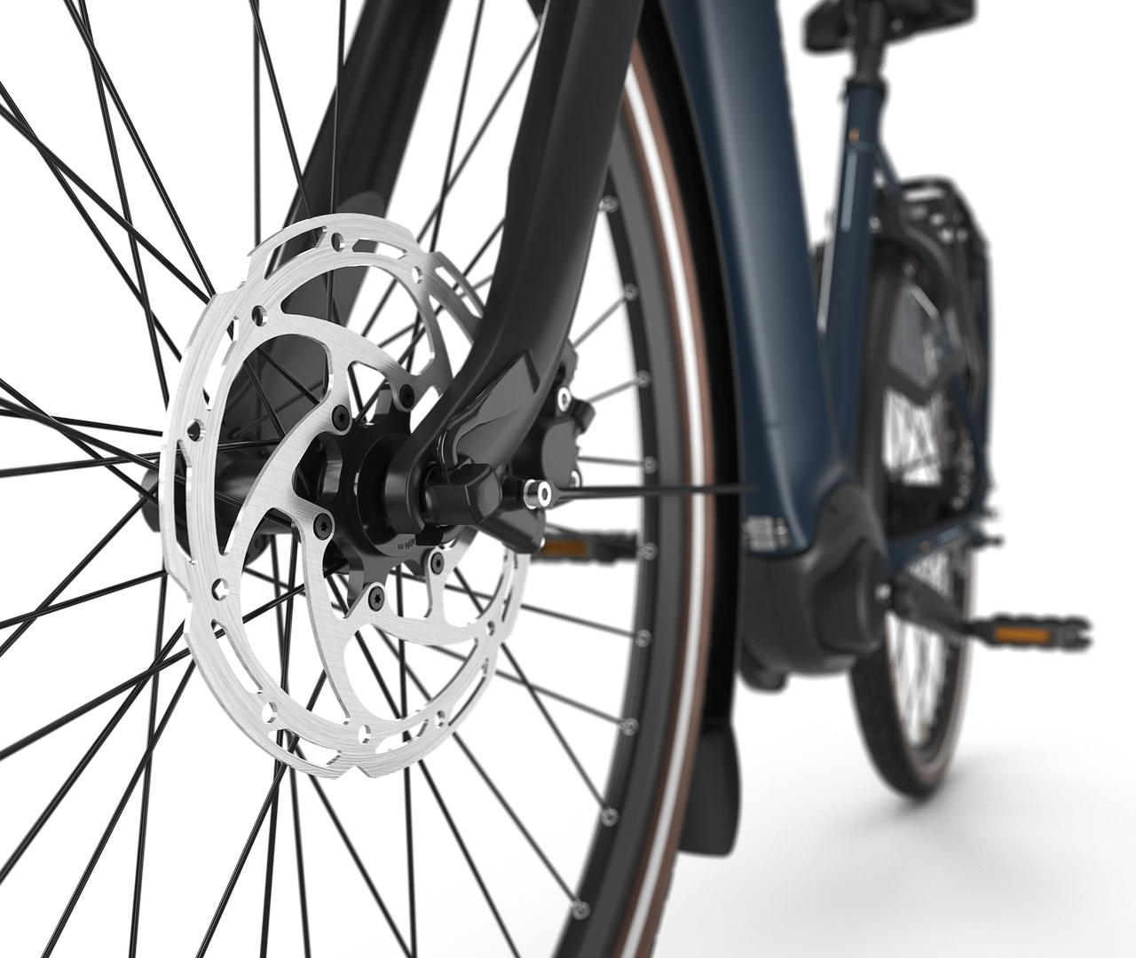 Arrêtez-vous rapidement et en toute sécurité Gazelle Grenoble C8 VAE low-step between blue