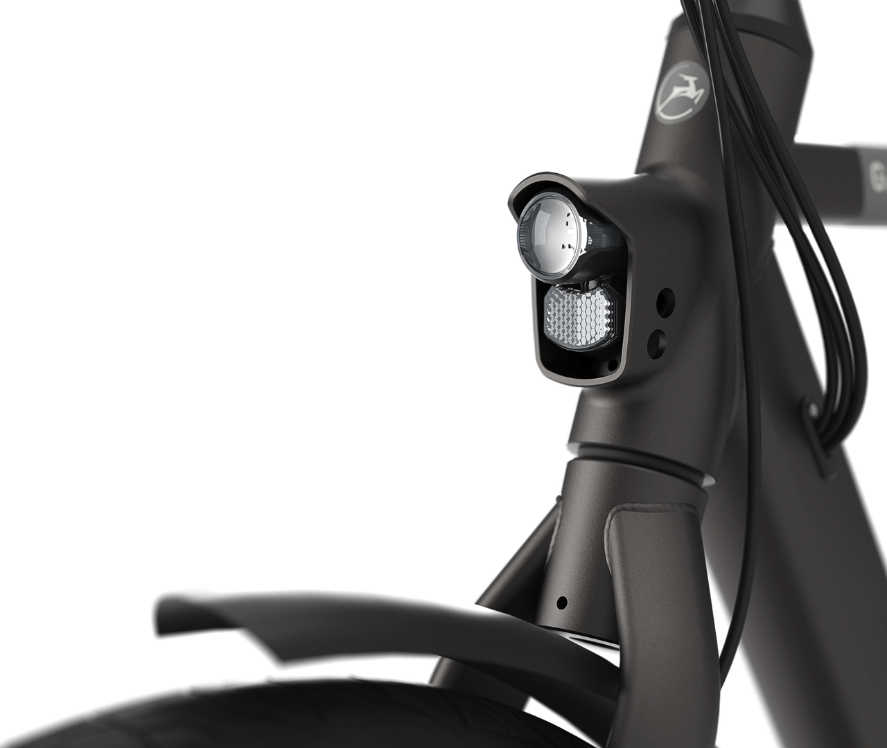 See and be seen Gazelle Esprit C7 E-bike high-step space anthracite