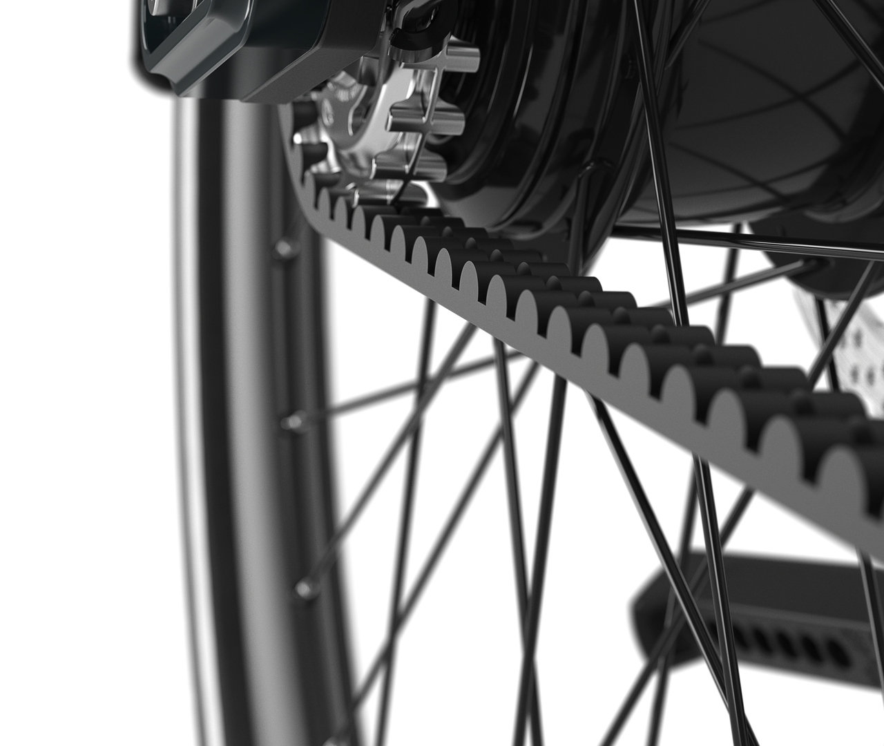 Minimum maintenance, maximum enjoyment Gazelle Ultimate C8+ E-bike high-step pine green