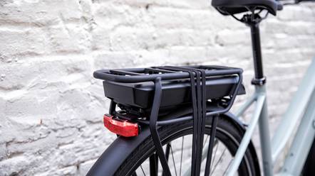 Under the rear rack