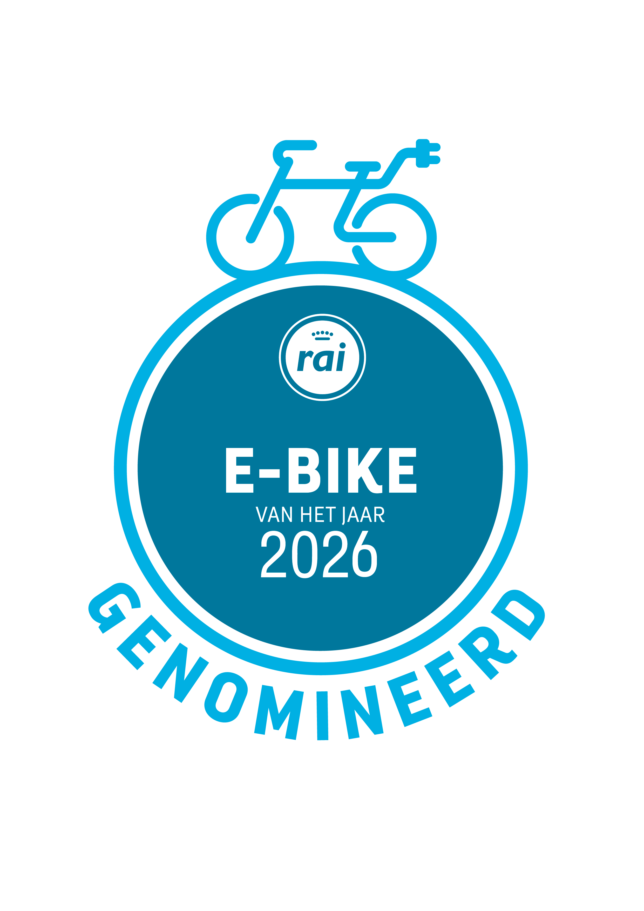E-Bike Award Logo Genomineerd 2026