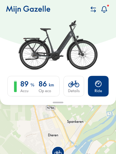 Accupercentage en bereik