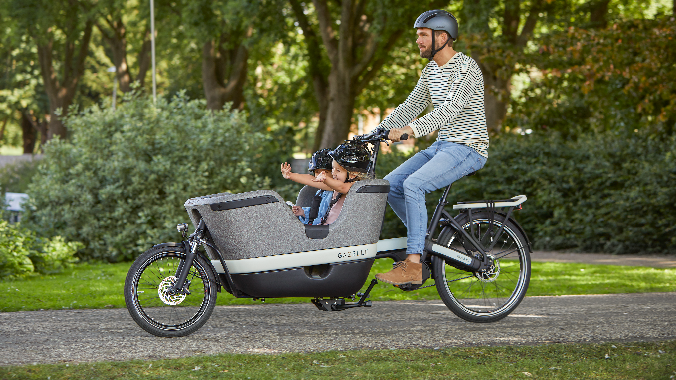 Family bikes Safety first Gazelle