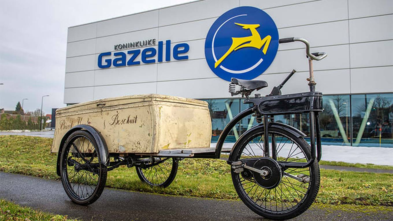 Oude bakfiets